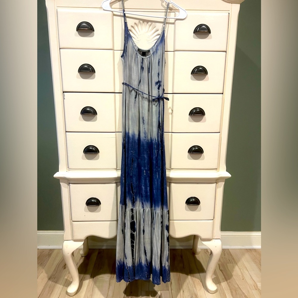 Tie Dye Maxi Maternity Dress